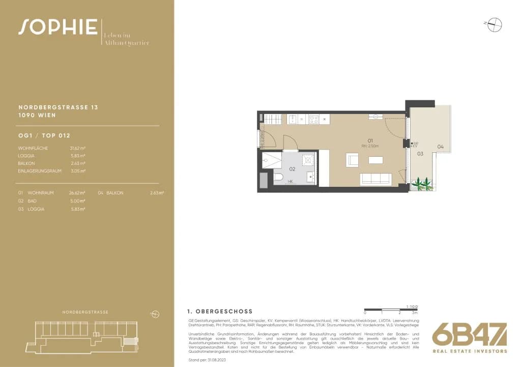 1-Zimmer-Wohnung kaufen in Wien – 31,62 m², € 296.000 – Bild 13 von 13