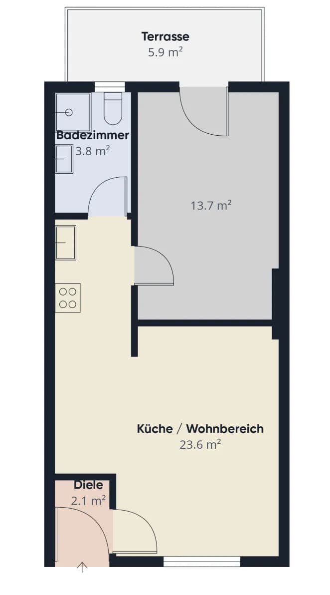 2-Zimmer-Wohnung kaufen in Graz – 43,02 m², € 149.000 – Bild 17 von 17