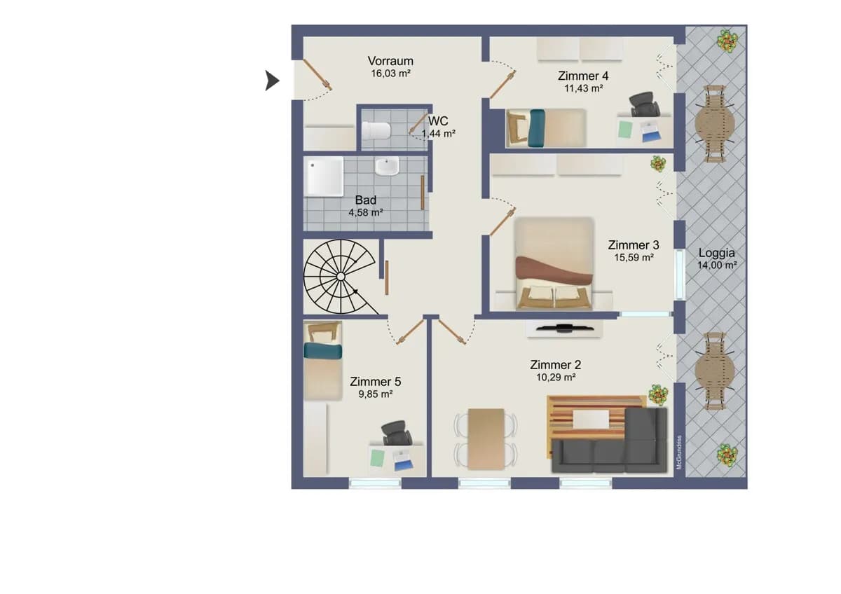 6-Zimmer-Wohnung kaufen in Südoststeiermark – 163 m², € 259.000 – Bild 25 von 25