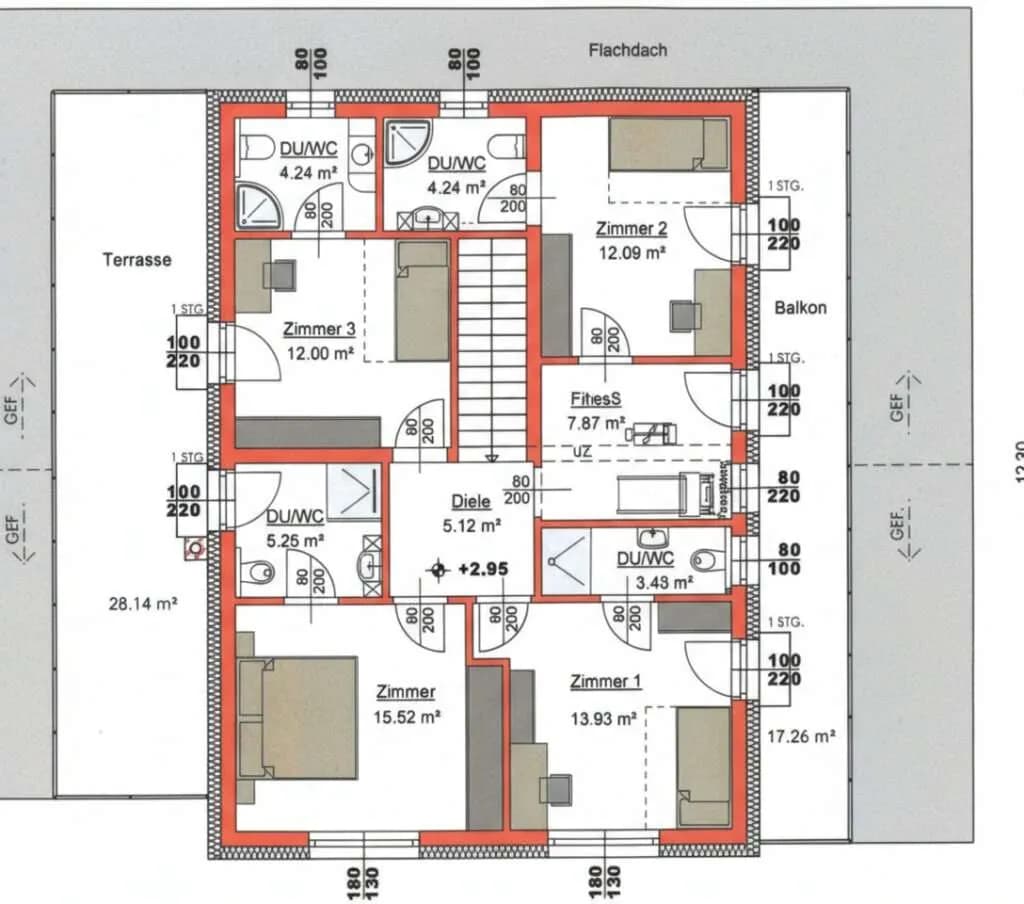 7-Zimmer-Gewerbeimmobilie kaufen in Braunau am Inn – 184,4 m², € 549.900 – Bild 24 von 26