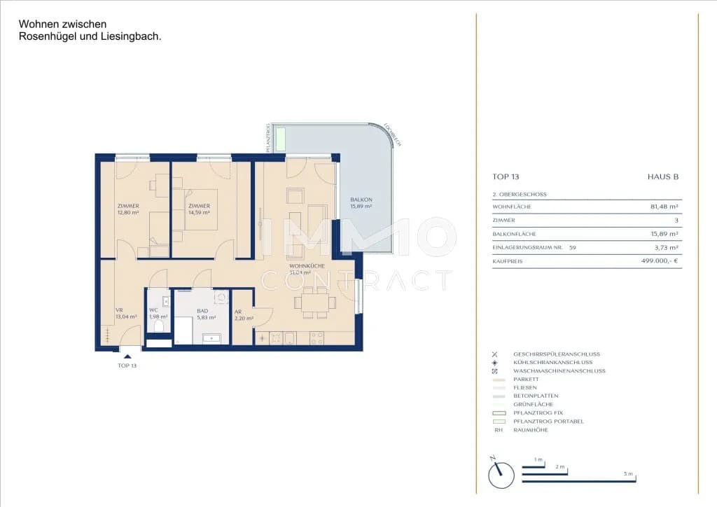 3-Zimmer-Wohnung kaufen in Wien – 81,48 m², € 499.000 – Bild 11 von 11