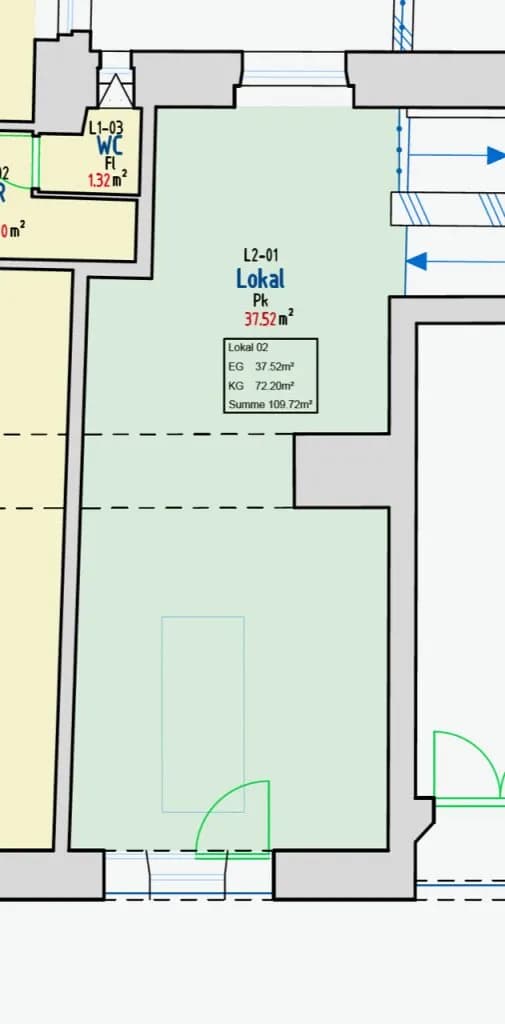 3-Zimmer-Gewerbeimmobilie mieten in Wien – 110 m², € 1.992 – Bild 17 von 18