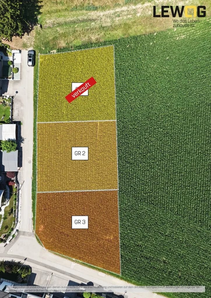 Grundstück kaufen in Linz Land – 547 m², € 318.000 – Bild 2 von 3