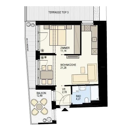 2-Zimmer-Wohnung kaufen in Wien – 39,47 m², € 419.500 – Bild 16 von 18