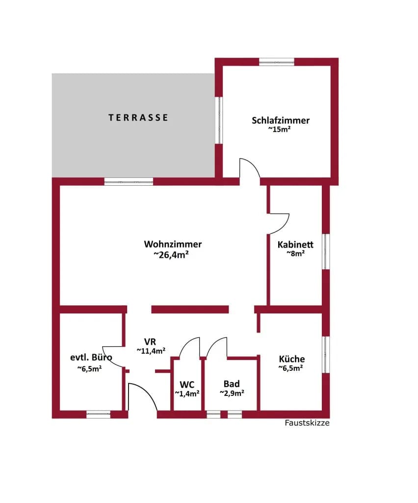3-Zimmer-Immobilie kaufen in Gänserndorf – 78,1 m², € 399.000 – Bild 9 von 10