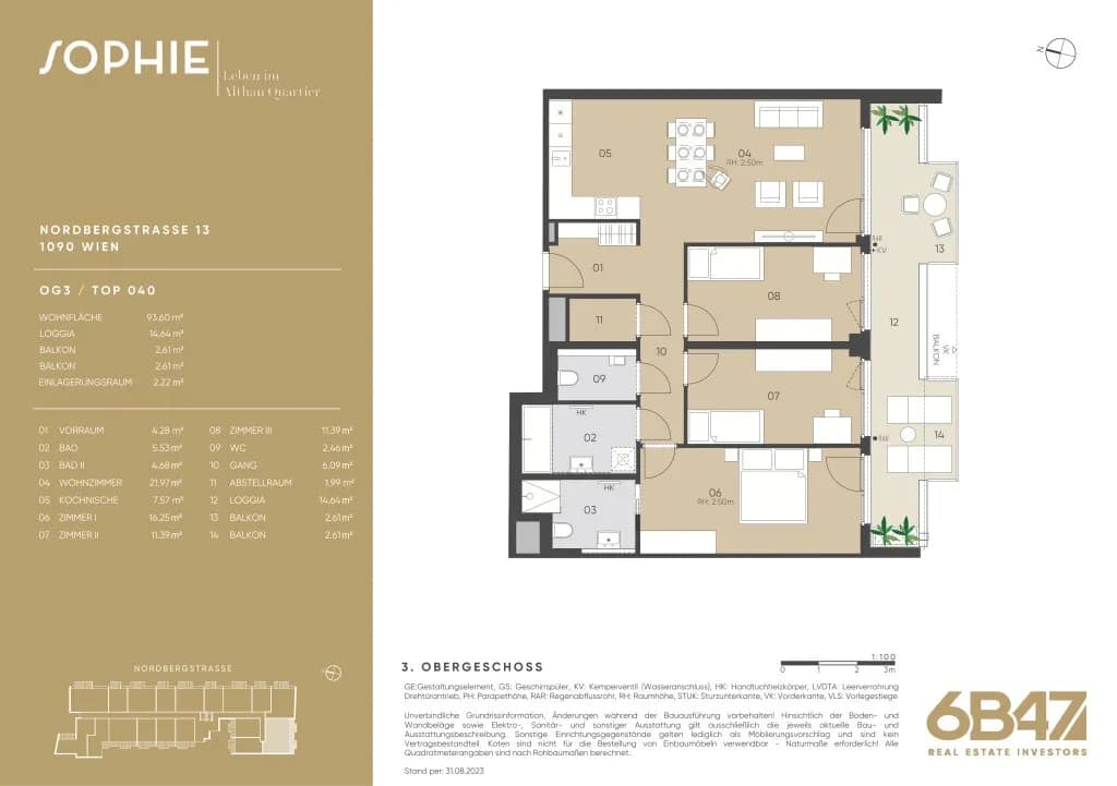 4-Zimmer-Wohnung kaufen in Wien – 93,6 m², € 715.300 – Bild 14 von 14
