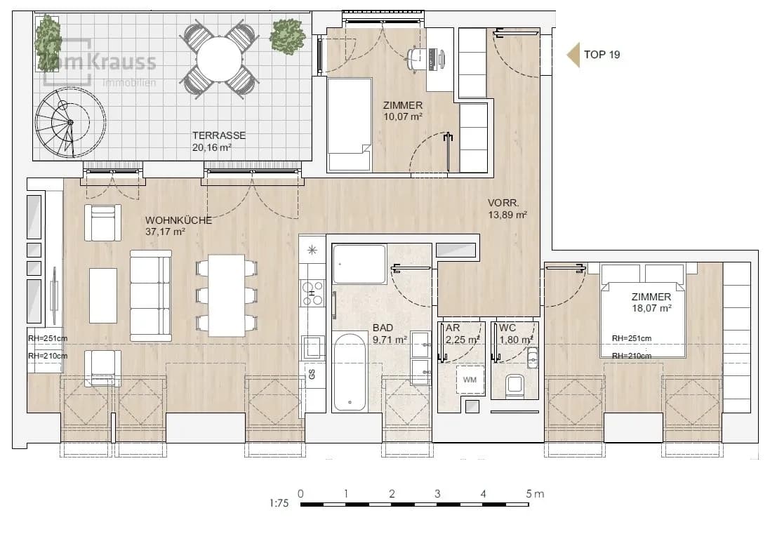 3-Zimmer-Wohnung kaufen in Wien – 92,96 m², € 1.662.900 – Bild 14 von 17