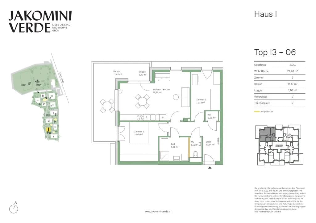 3-Zimmer-Wohnung kaufen in Graz – 72,96 m², € 383.000 – Bild 19 von 19