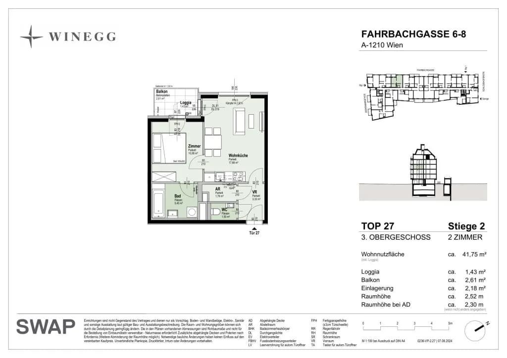 Immobilie kaufen in Wien – 41,75 m², € 287.500 – Bild 25 von 25