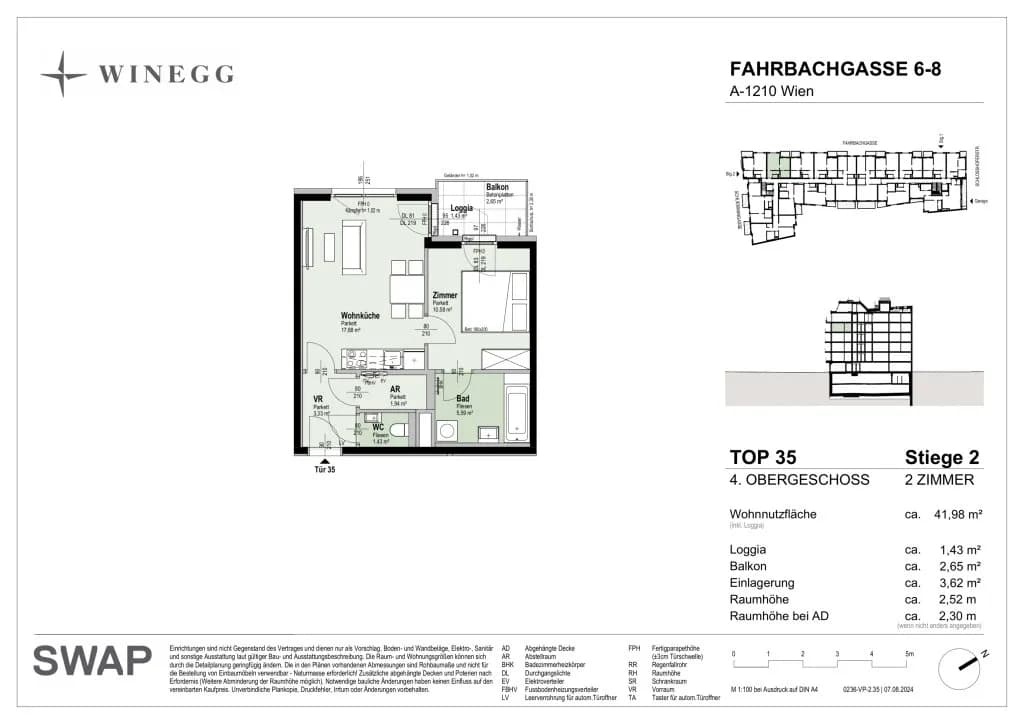 Immobilie kaufen in Wien – 41,98 m², € 304.600 – Bild 29 von 29