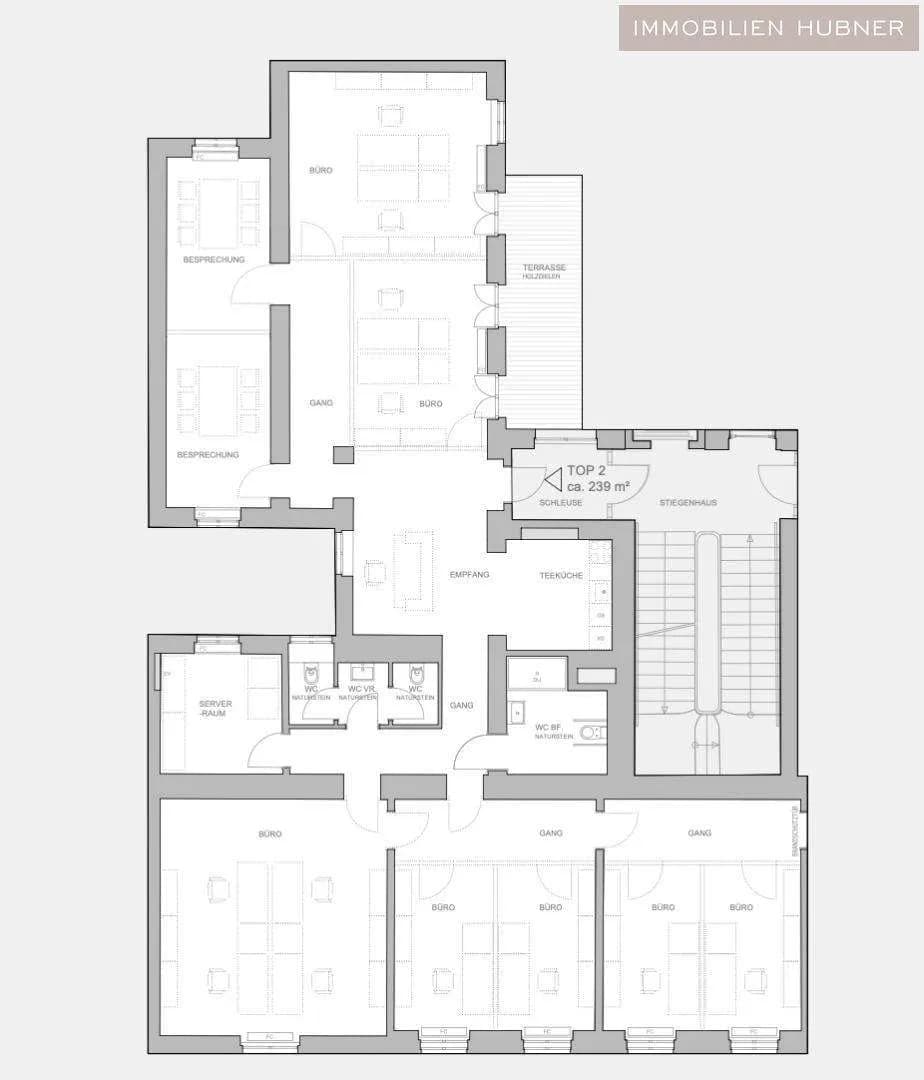 10-Zimmer-Gewerbeimmobilie mieten in Wien – 240 m², € 7.376 – Bild 8 von 11