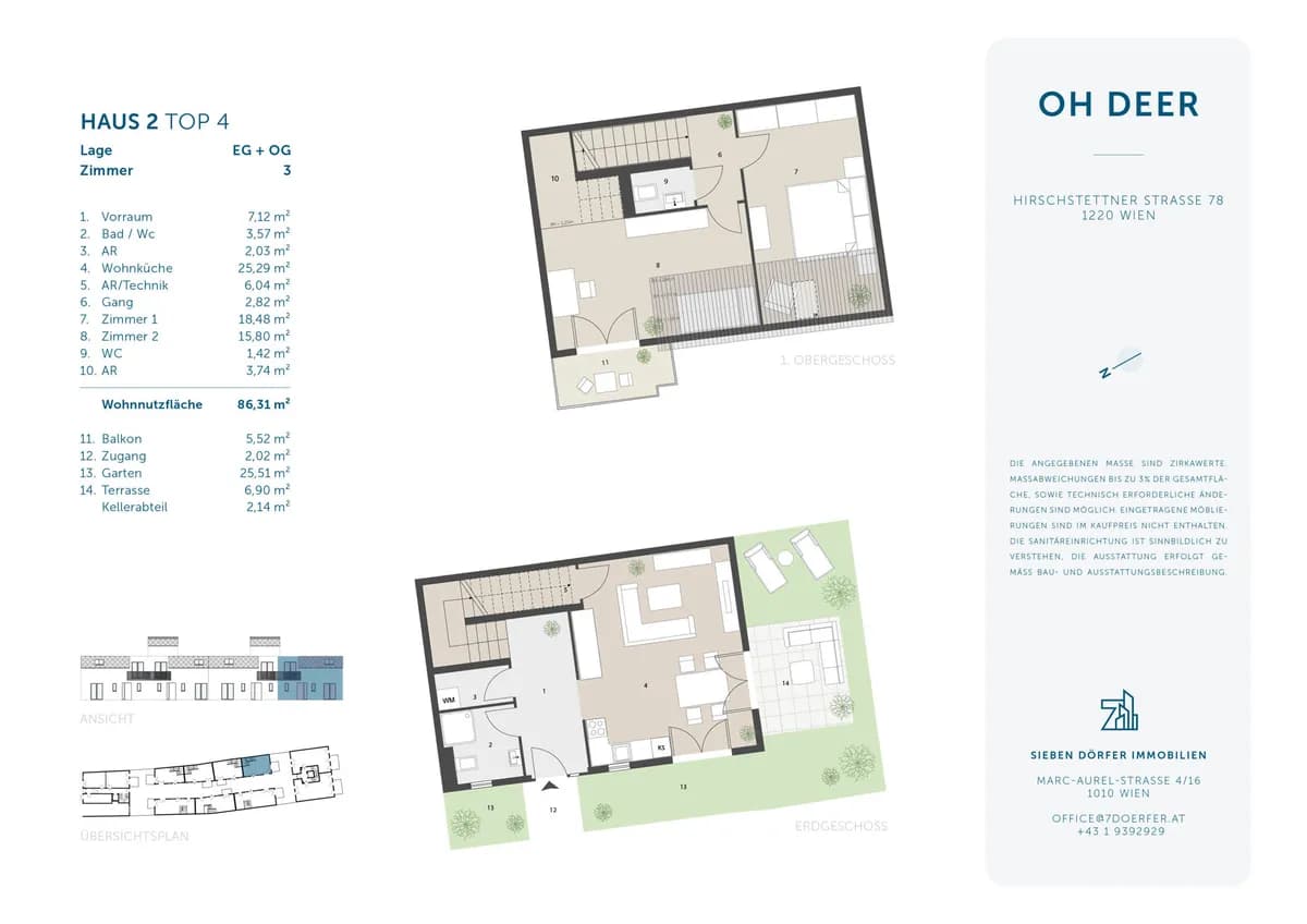 3-Zimmer-Wohnung kaufen in Wien – 86,32 m², € 502.000 – Bild 2 von 15