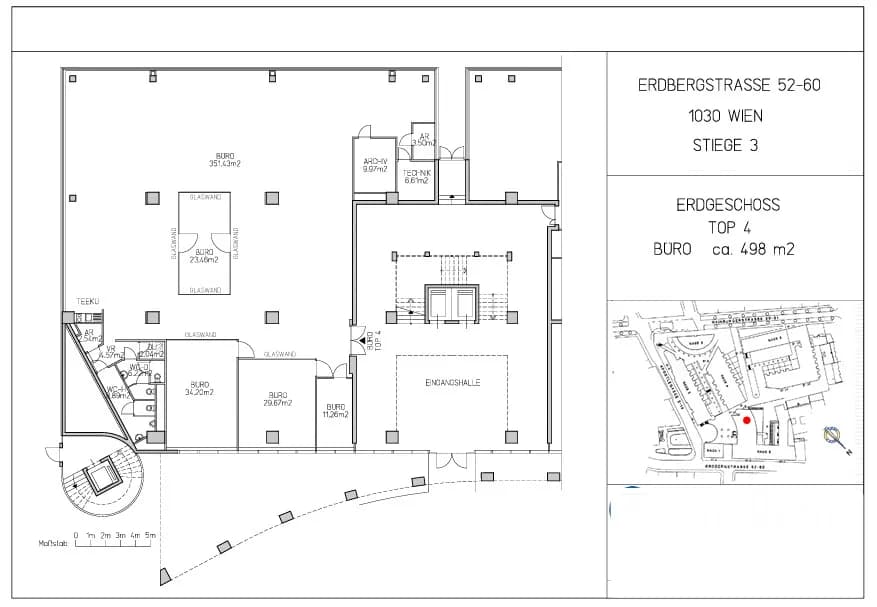 Gewerbeimmobilie mieten in Wien – 498 m², € 9 – Bild 3 von 8