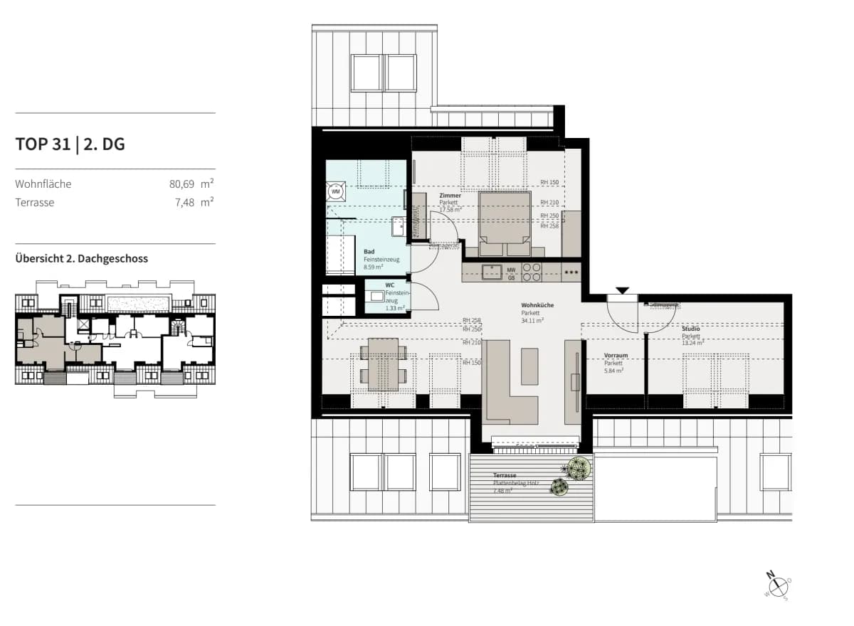 3-Zimmer-Wohnung kaufen in Wien – 80,5 m², € 496.000 – Bild 16 von 20