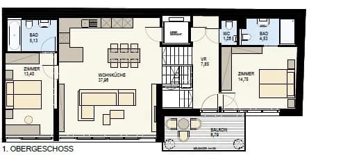 5-Zimmer-Wohnung kaufen in Wien – 188,56 m², € 2.540.000 – Bild 12 von 13