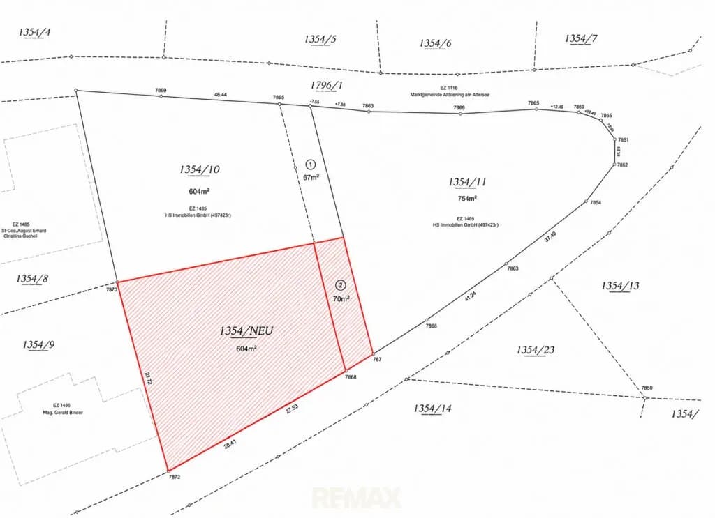 Grundstück kaufen in Vöcklabruck – 604 m², € 290.000 – Bild 6 von 7