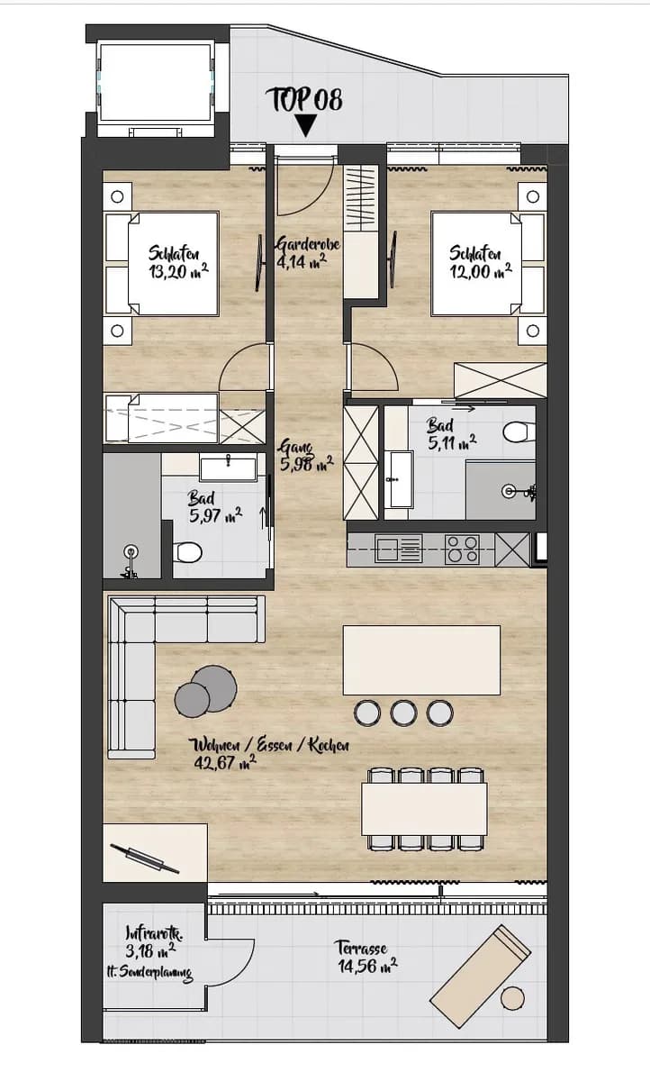 3-Zimmer-Wohnung kaufen in Imst – 89,07 m², € 550.000 – Bild 17 von 18