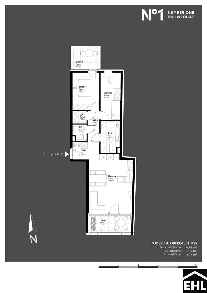 Immobilie kaufen in Bruck an der Leitha – 64,06 m², € 372.500 – Bild 10 von 10