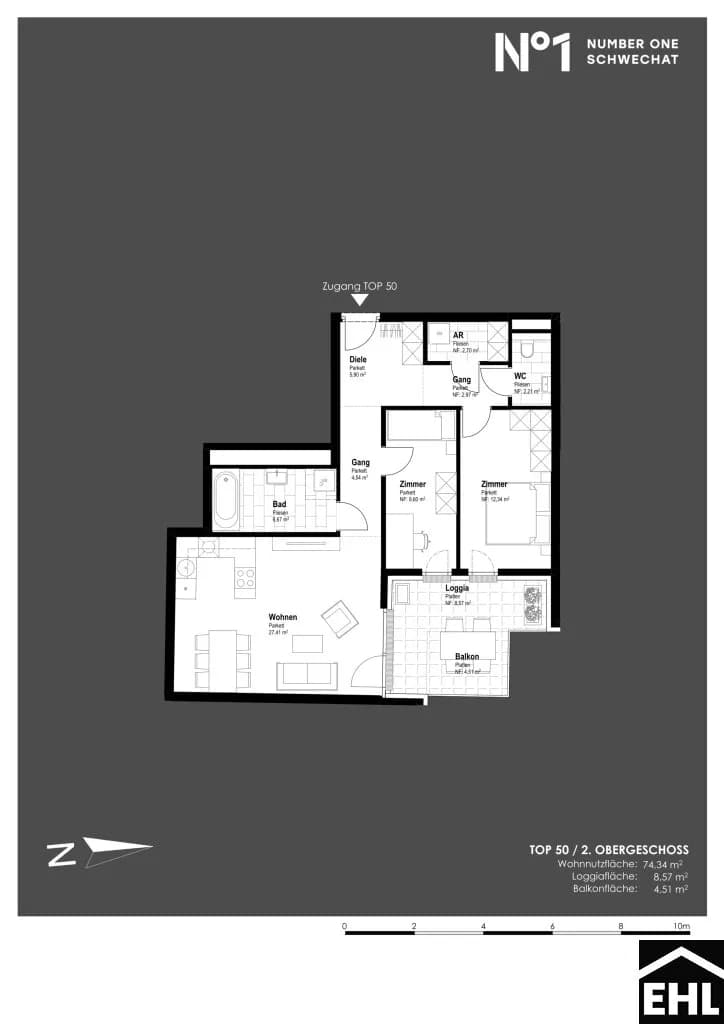 Immobilie kaufen in Bruck an der Leitha – 74,34 m², € 373.500 – Bild 10 von 10