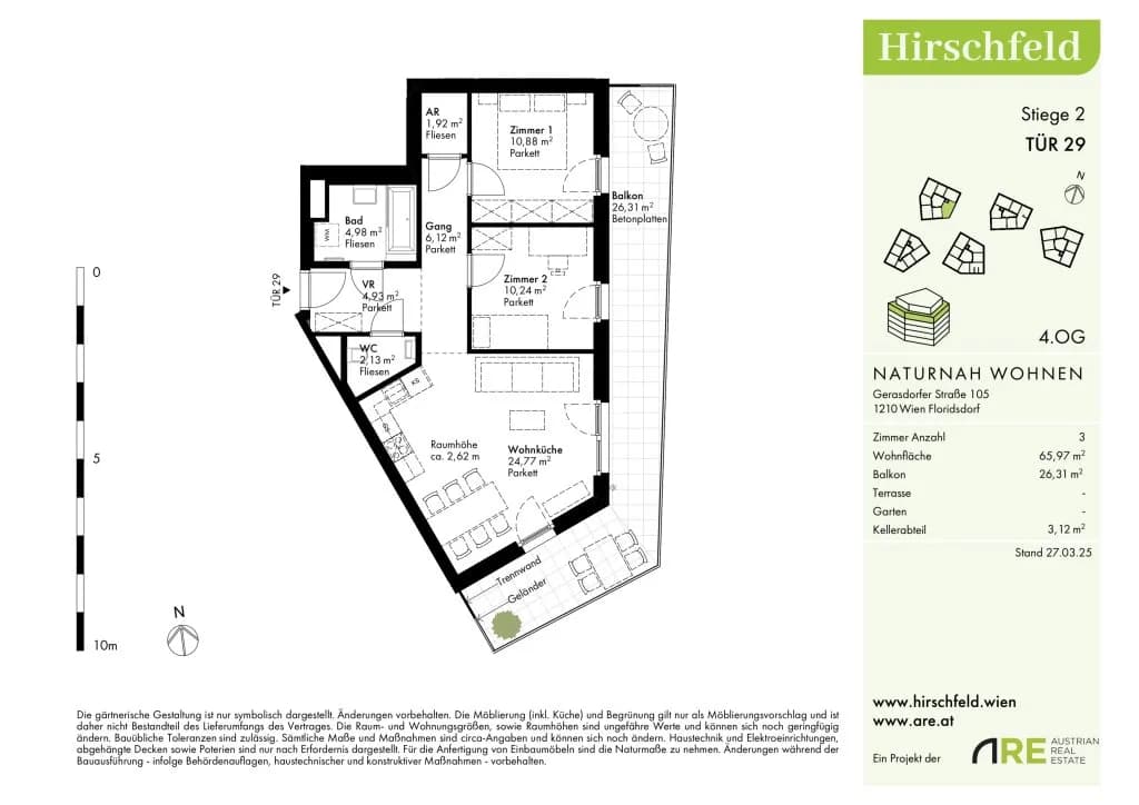 Immobilie kaufen in Wien – 65,79 m², € 380.400 – Bild 13 von 14