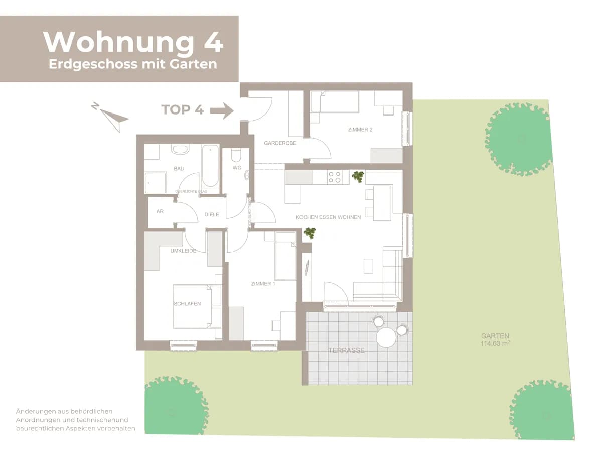 4-Zimmer-Wohnung kaufen in Grieskirchen – 83,19 m² – Bild 2 von 9