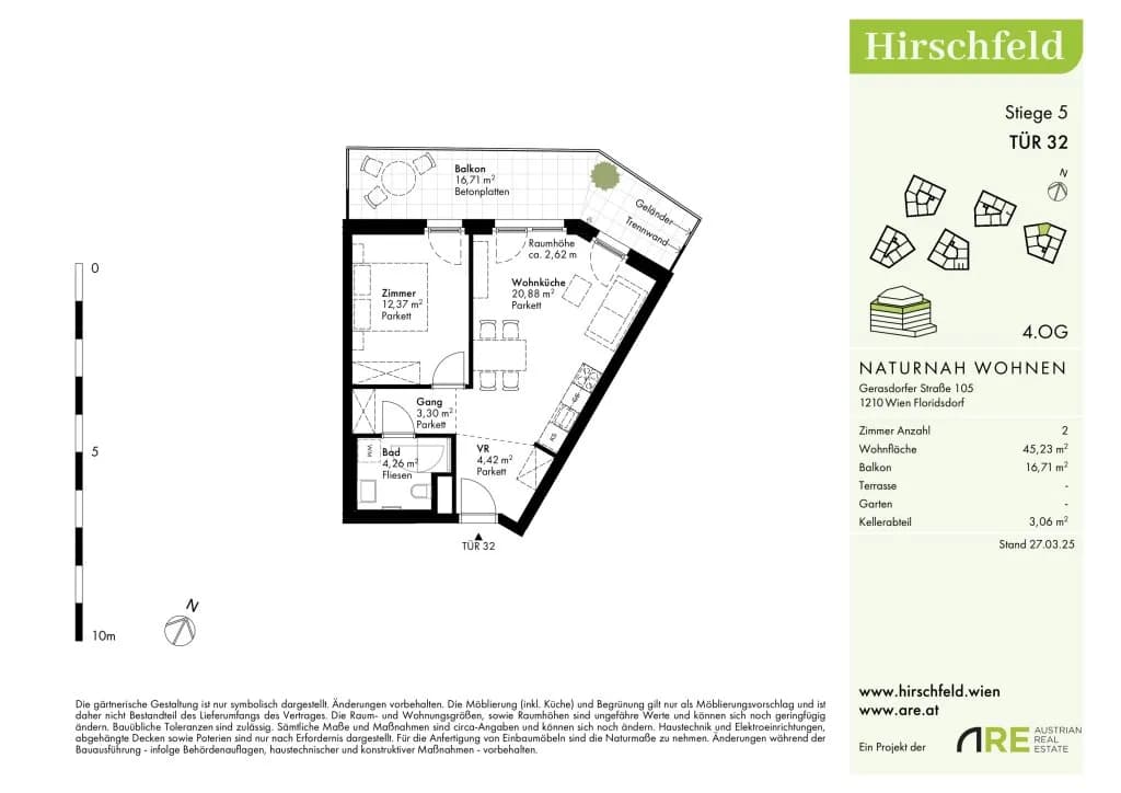 Immobilie kaufen in Wien – 45,05 m², € 250.000 – Bild 13 von 14