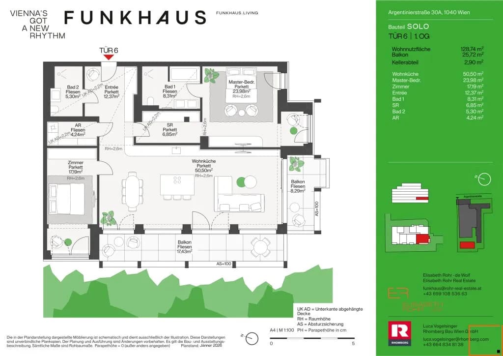 3-Zimmer-Wohnung kaufen in Wien – 128,74 m², € 1.590.000 – Bild 6 von 6