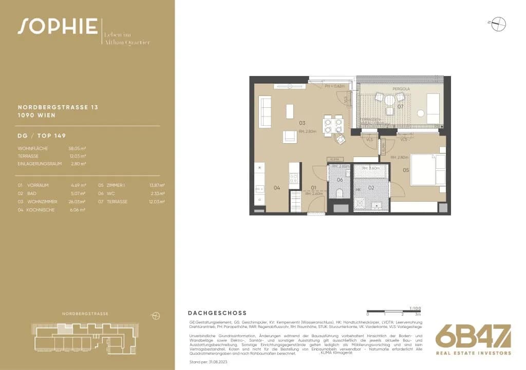 2-Zimmer-Wohnung kaufen in Wien – 58,05 m², € 791.200 – Bild 14 von 14