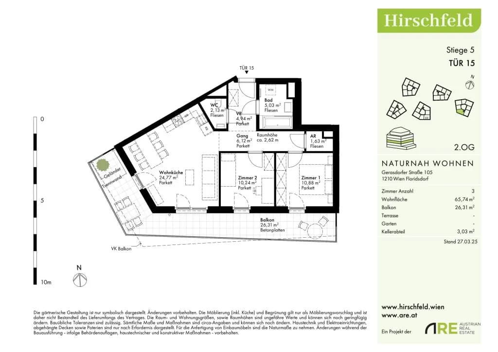 Immobilie kaufen in Wien – 65,55 m², € 354.000 – Bild 13 von 14