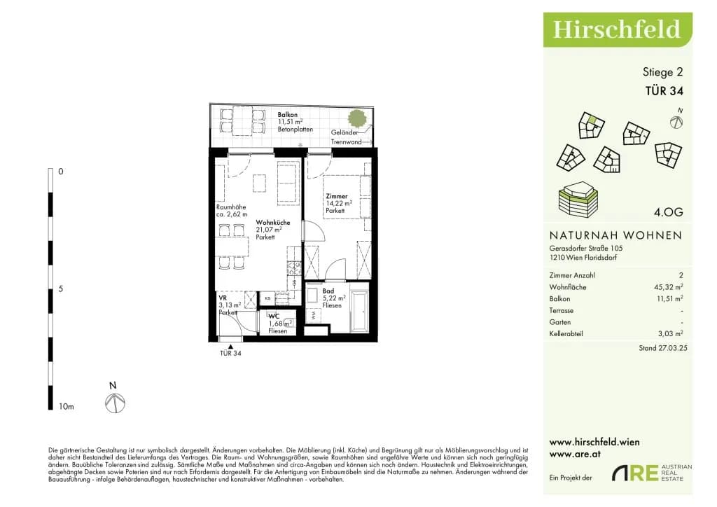 Immobilie kaufen in Wien – 45,32 m², € 250.600 – Bild 13 von 14