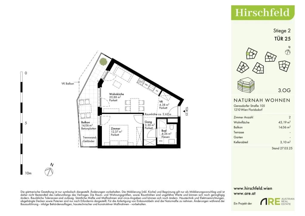 Immobilie kaufen in Wien – 45,05 m², € 255.100 – Bild 14 von 15