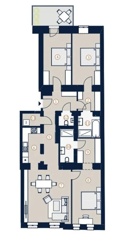 4-Zimmer-Wohnung kaufen in Wien – 114,2 m², € 1.129.000 – Bild 5 von 5