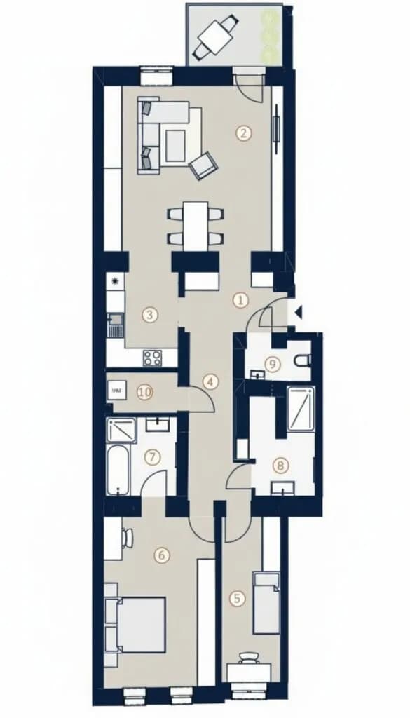 3-Zimmer-Wohnung kaufen in Wien – 101,3 m², € 1.099.000 – Bild 5 von 5