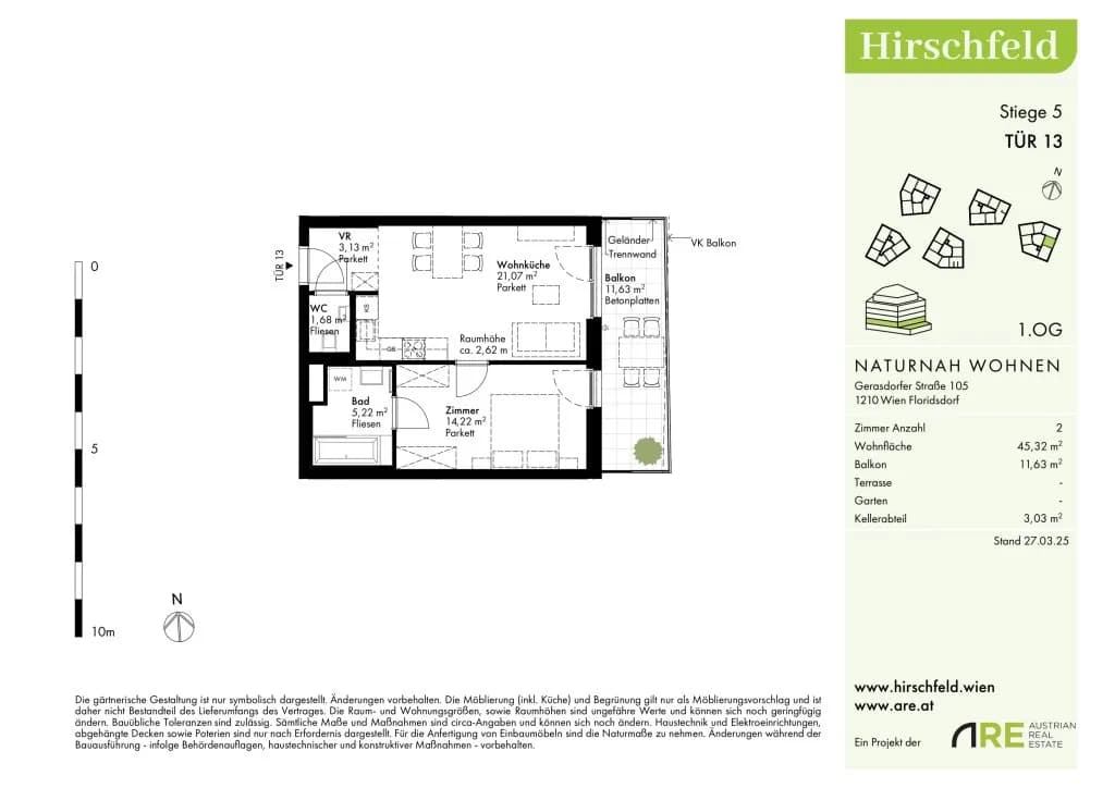 Immobilie kaufen in Wien – 45,32 m², € 238.000 – Bild 13 von 14
