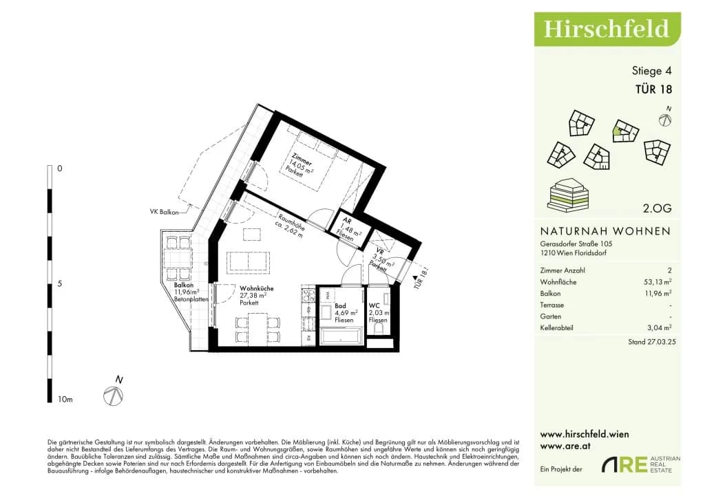 Immobilie kaufen in Wien – 52,98 m², € 286.400 – Bild 13 von 14