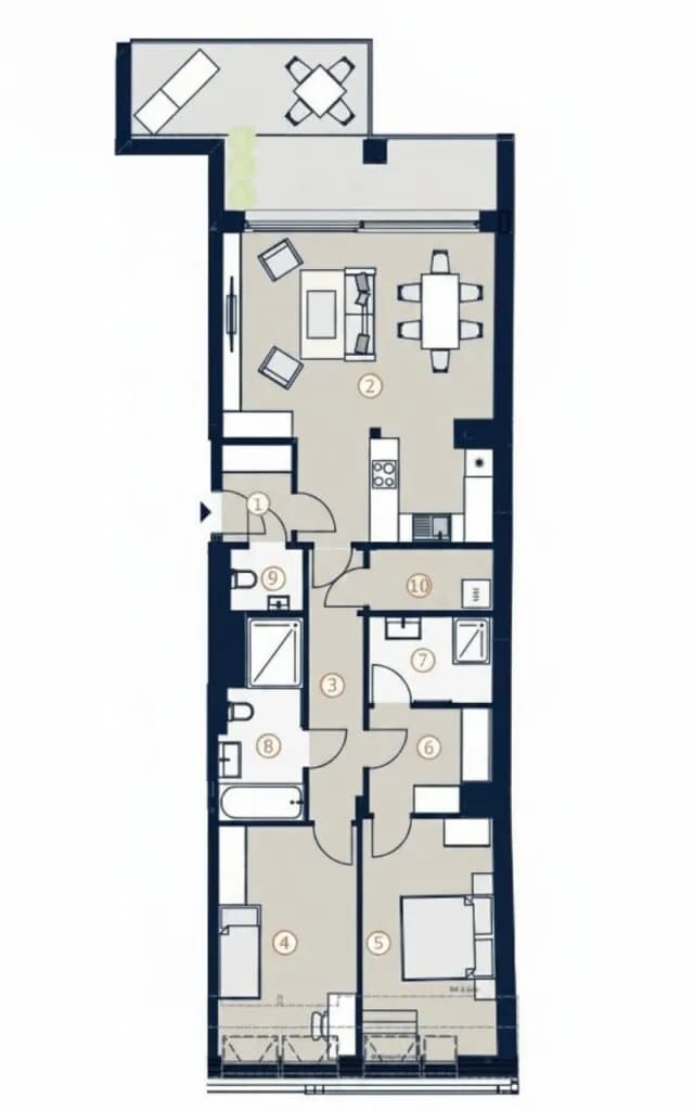 3-Zimmer-Wohnung kaufen in Wien – 96 m², € 1.319.000 – Bild 5 von 5