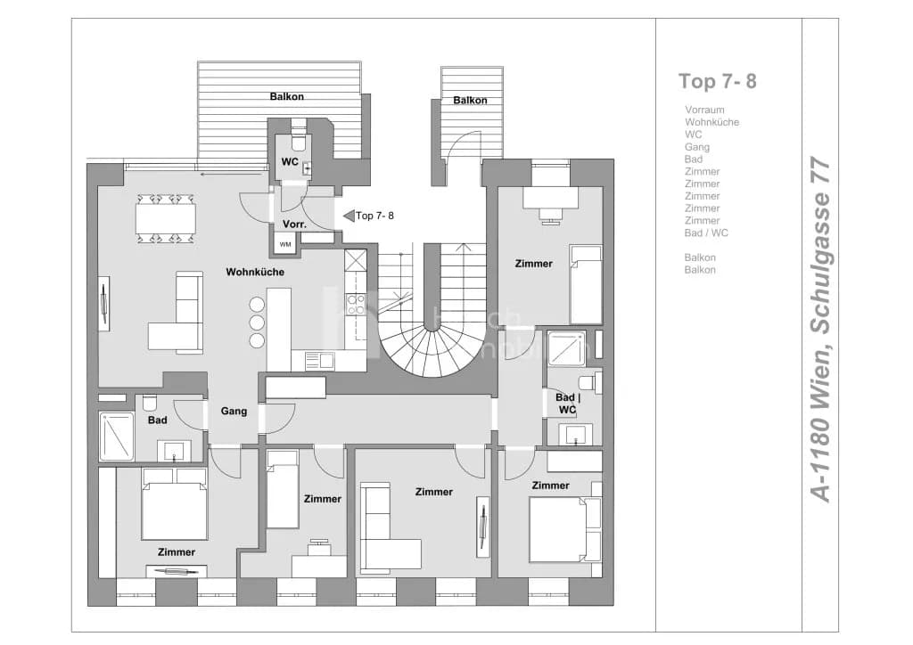 3-Zimmer-Wohnung kaufen in Wien – 120,96 m², € 1.089.000 – Bild 22 von 24