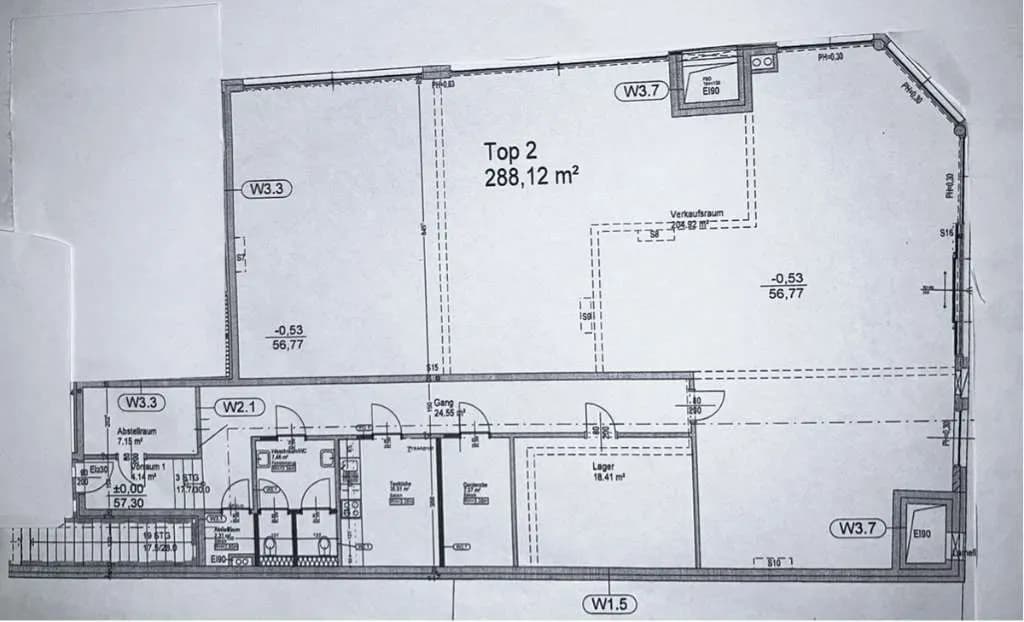6-Zimmer-Gewerbeimmobilie mieten in Wien – 288 m², € 2.950 – Bild 2 von 11