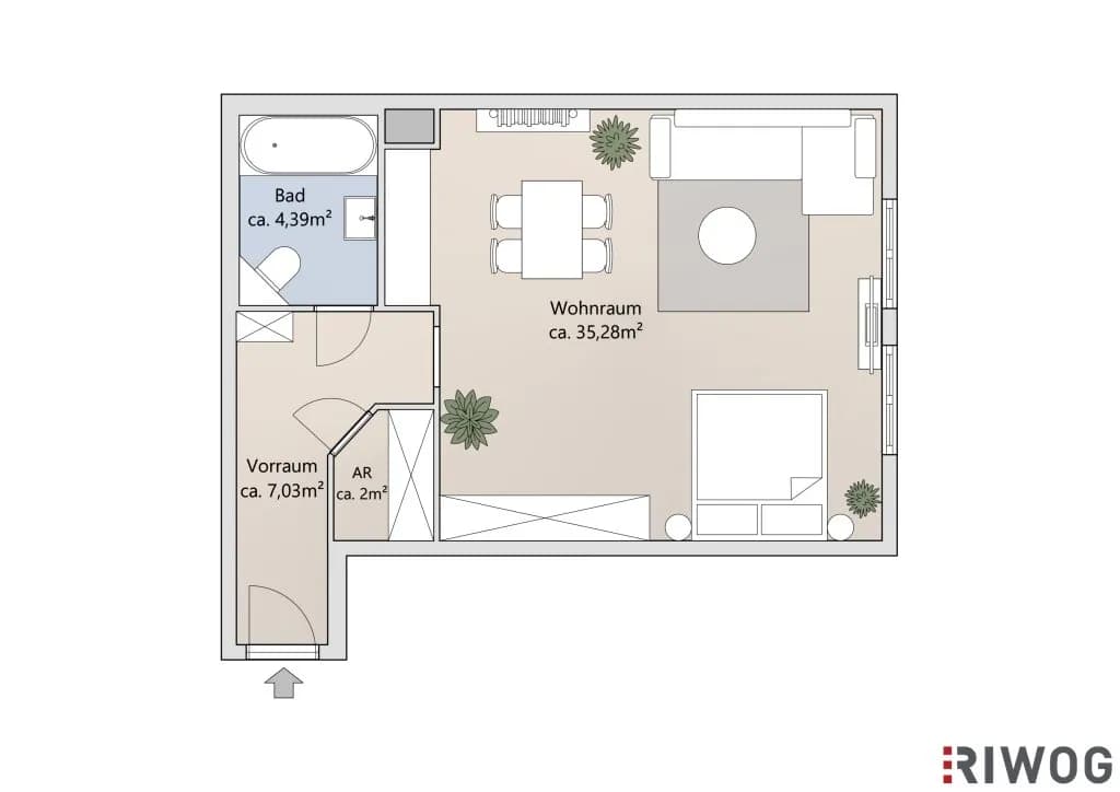 2-Zimmer-Wohnung kaufen in Wien – 49 m², € 290.000 – Bild 18 von 19
