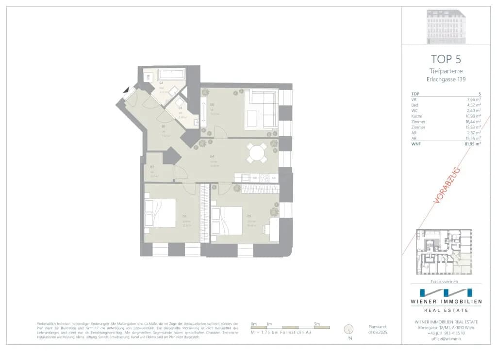 4-Zimmer-Wohnung kaufen in Wien – 81,95 m², € 225.456 – Bild 9 von 13