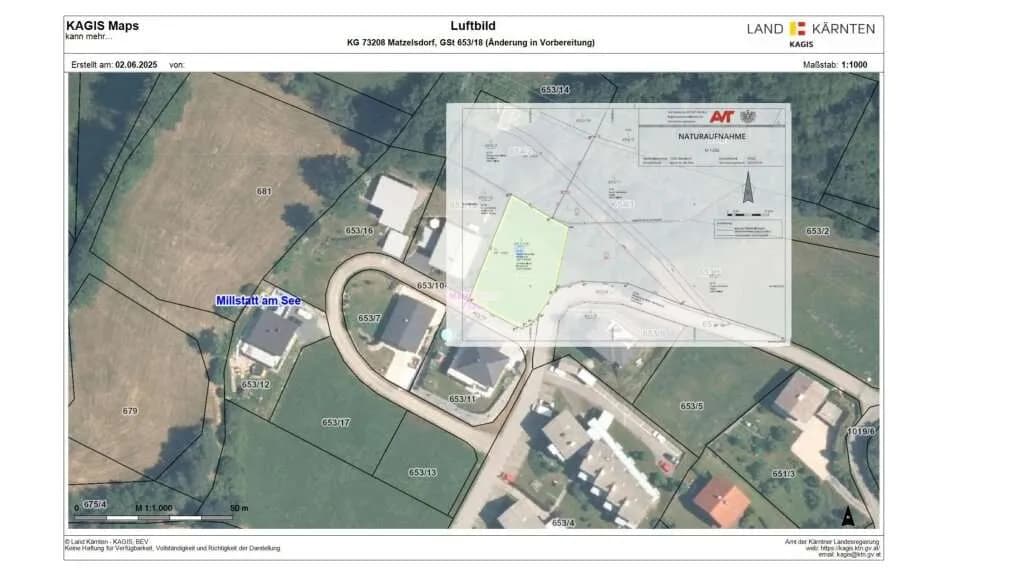 Grundstück kaufen in Spittal an der Drau – 1 219 m², € 209.000 – Bild 2 von 6