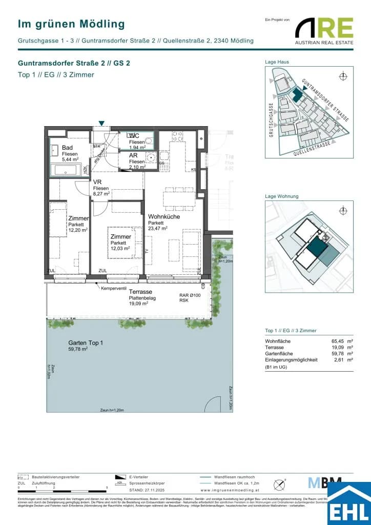 Immobilie kaufen in Mödling – 65,45 m², € 409.400 – Bild 8 von 8
