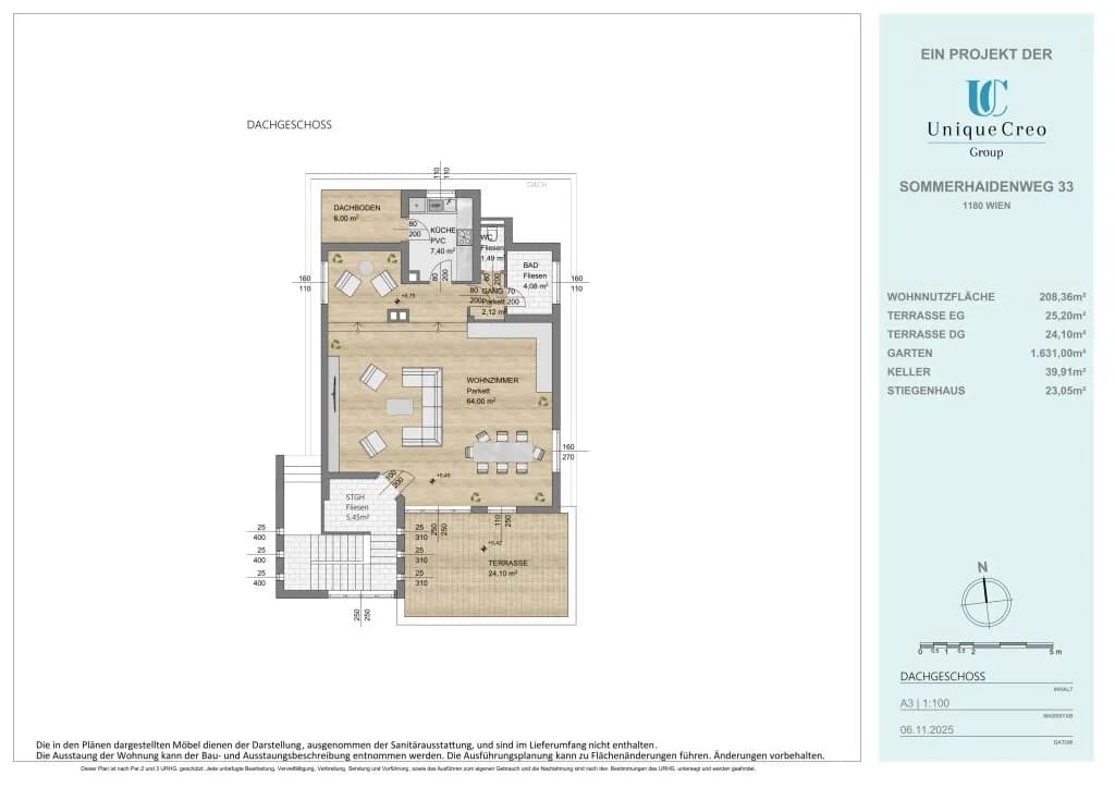 7-Zimmer-Haus kaufen in Wien – 211,08 m², € 1.750.000 – Bild 23 von 23