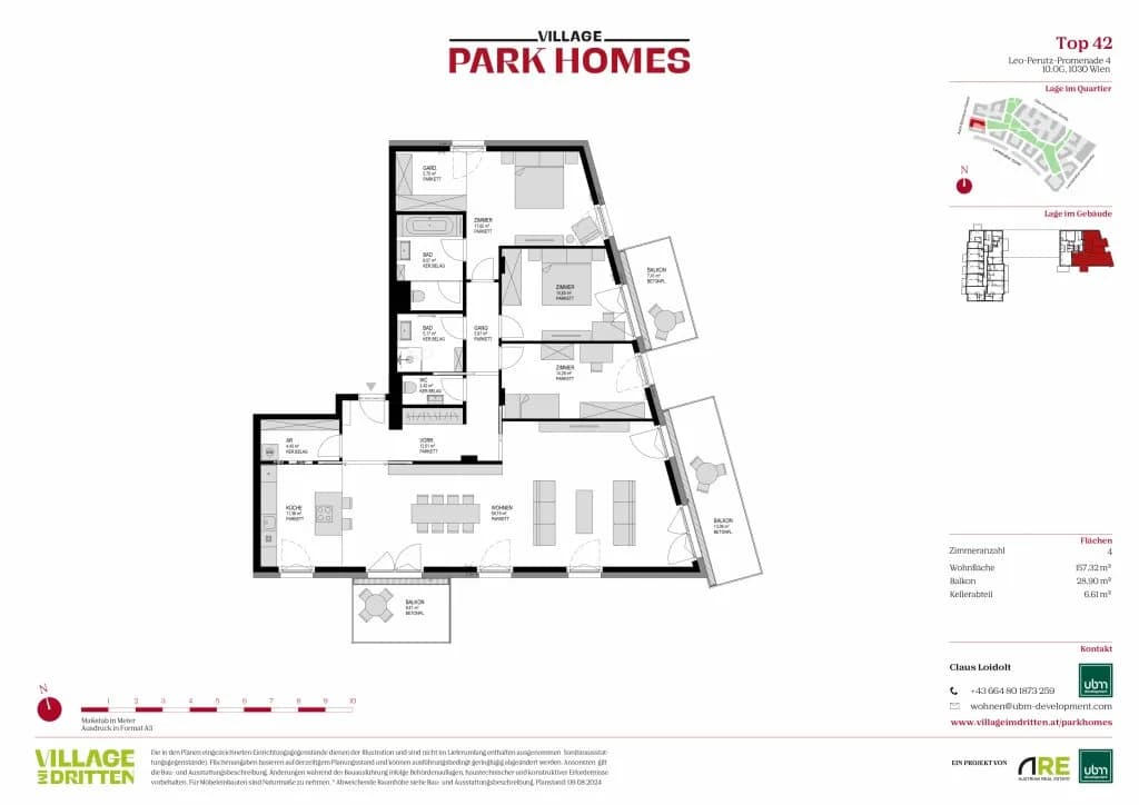 4-Zimmer-Wohnung kaufen in Wien – 157,34 m², € 1.375.000 – Bild 11 von 11