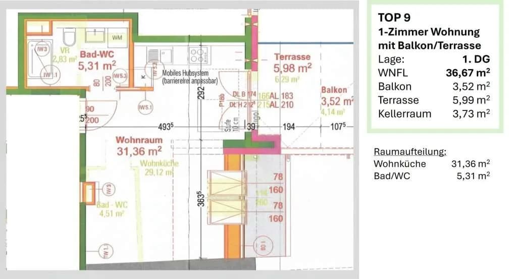 1-Zimmer-Wohnung kaufen in Wien – 30,47 m², € 167.000 – Bild 23 von 31