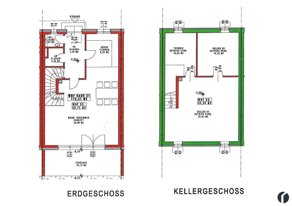 6-Zimmer-Haus mieten in Tulln – 164 m², € 2.561 – Bild 40 von 41