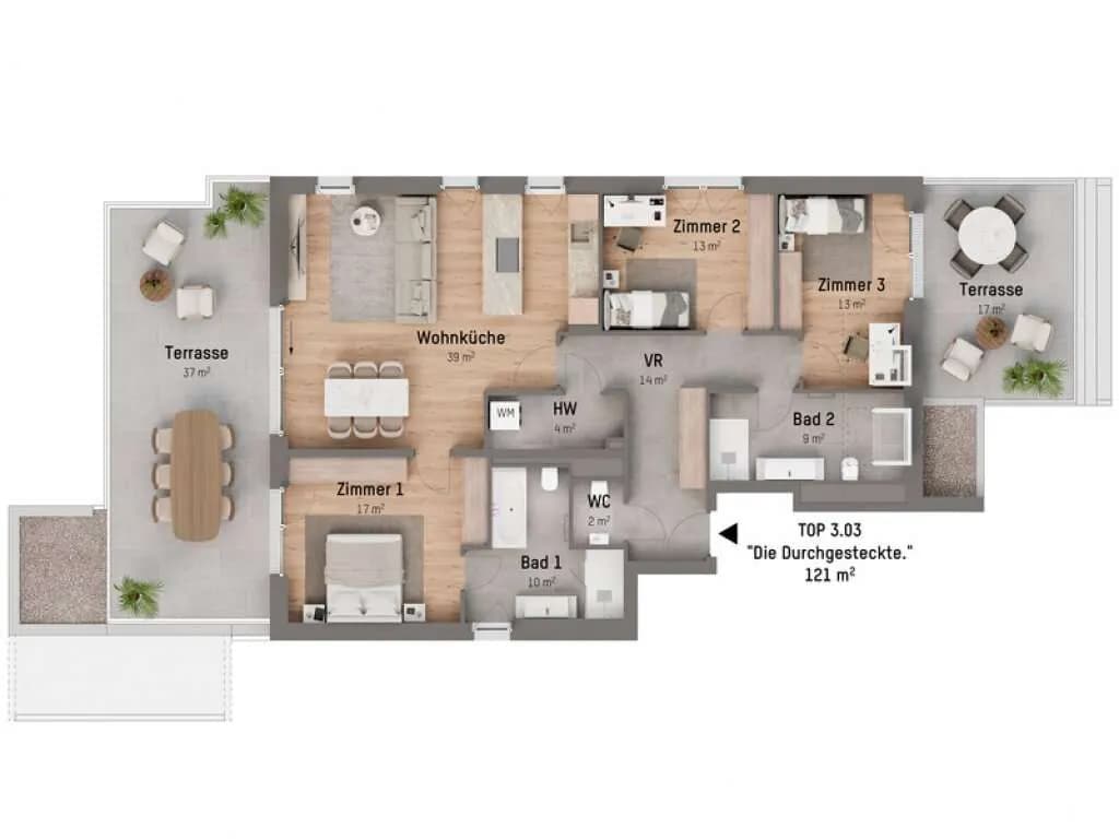 4-Zimmer-Wohnung kaufen in Wien – 120,47 m², € 949.900 – Bild 11 von 13