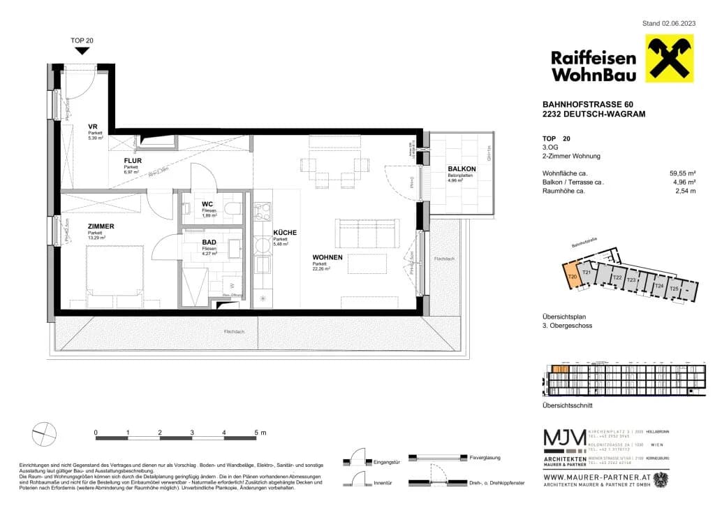 2-Zimmer-Wohnung kaufen in Gänserndorf – 59,55 m², € 336.300 – Bild 17 von 17