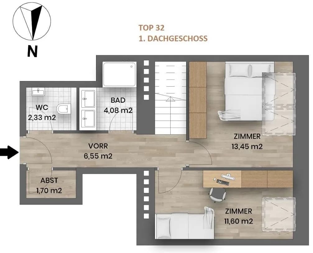 3-Zimmer-Wohnung kaufen in Wien – 83,32 m², € 699.000 – Bild 10 von 19