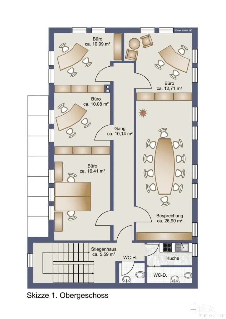 5-Zimmer-Gewerbeimmobilie mieten in Klagenfurt Land – 104 m², € 1.500 – Bild 16 von 16